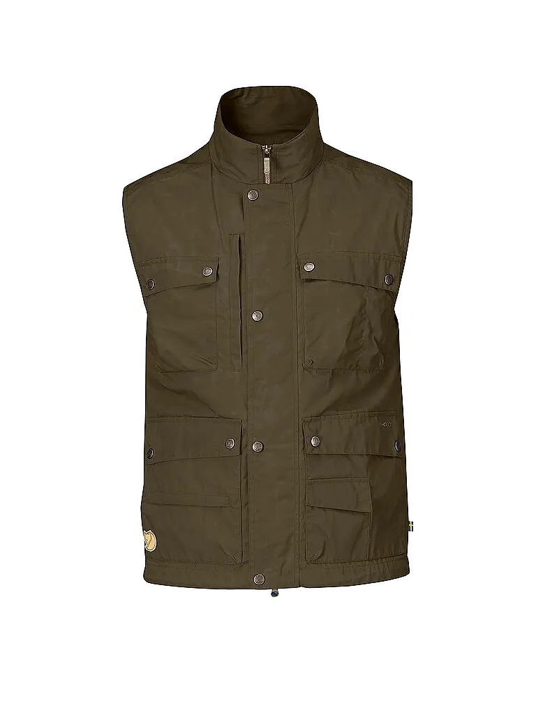Fjällräven Herren Weste Reporter Lite Vest, Olive Fjällräven Herren Weste Reporter Lite Vest, Olive
