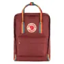 Ox red / rainbow pattern
