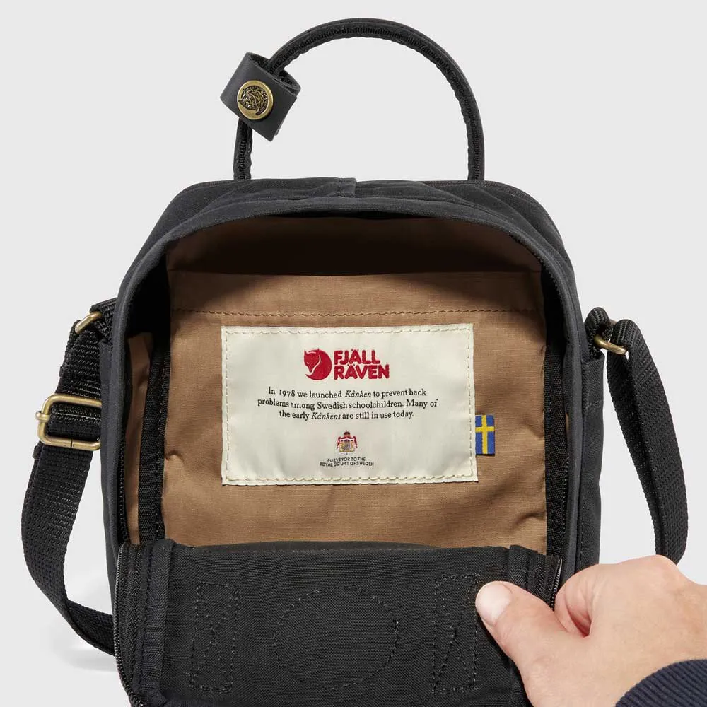 Fjällräven Kånken 2 Sling Umhängetasche, Black Fjällräven Kånken 2 Sling Umhängetasche, Black