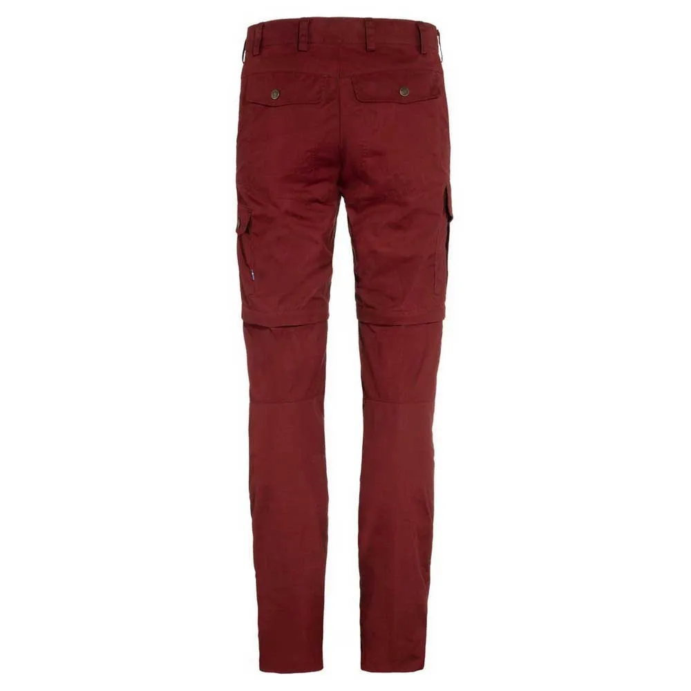 Fjällräven Karla Pro Zip-off Hosen, Bordeaux red Fjällräven Karla Pro Zip-off Hosen, Bordeaux red