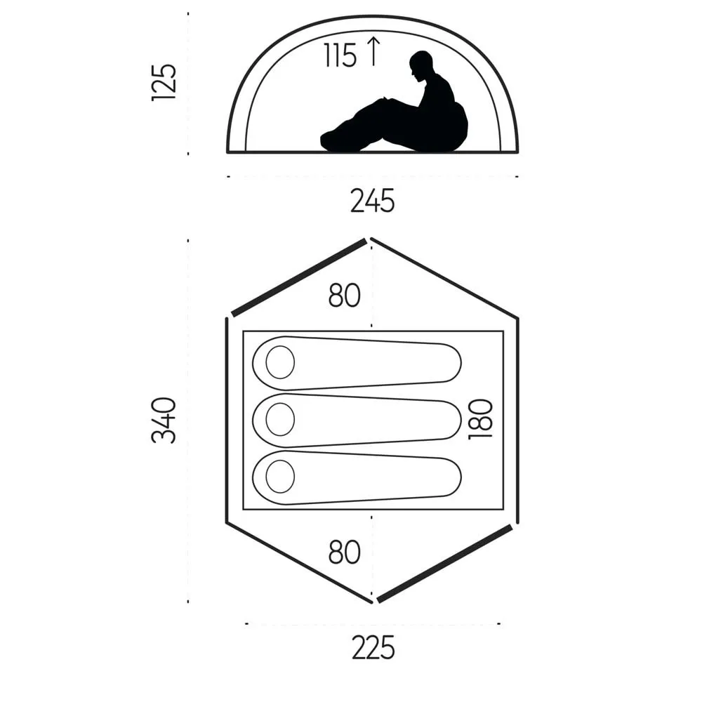 Fjällräven Keb Dome 3 Zelt Fjällräven Keb Dome 3 Zelt