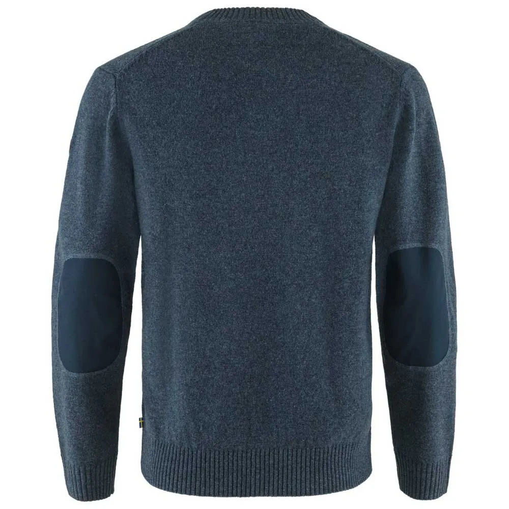 Fjällräven Övik Round Pullover, Navy Fjällräven Övik Round Pullover, Navy