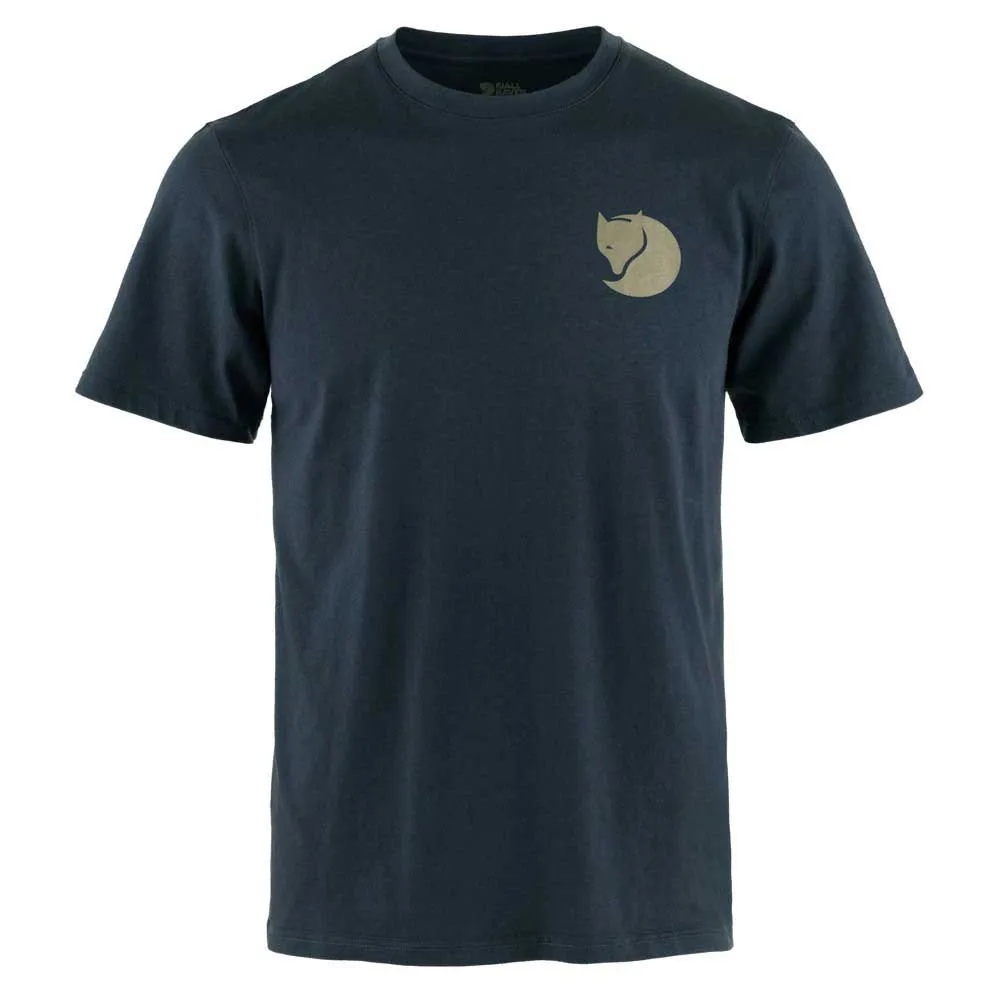 Fjällräven Walk With Nature Kurzarm-t-shirt, Dark navy