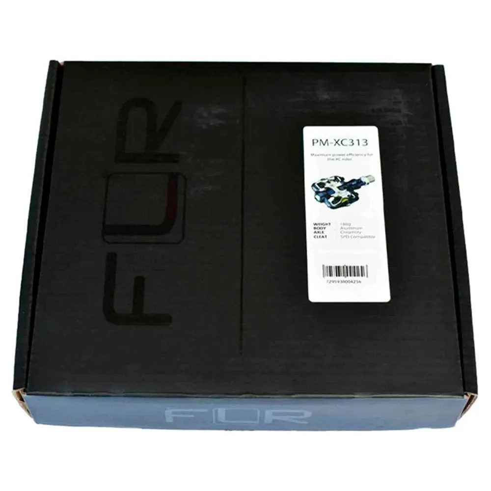 FLR Xc-313 Spd Pedale, Black / silver, One Size FLR Xc-313 Spd Pedale, Black / silver, One Size
