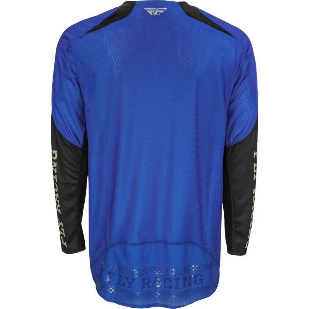 Fly Racing Evo Langarm Enduro Trikot, Blue / black, L