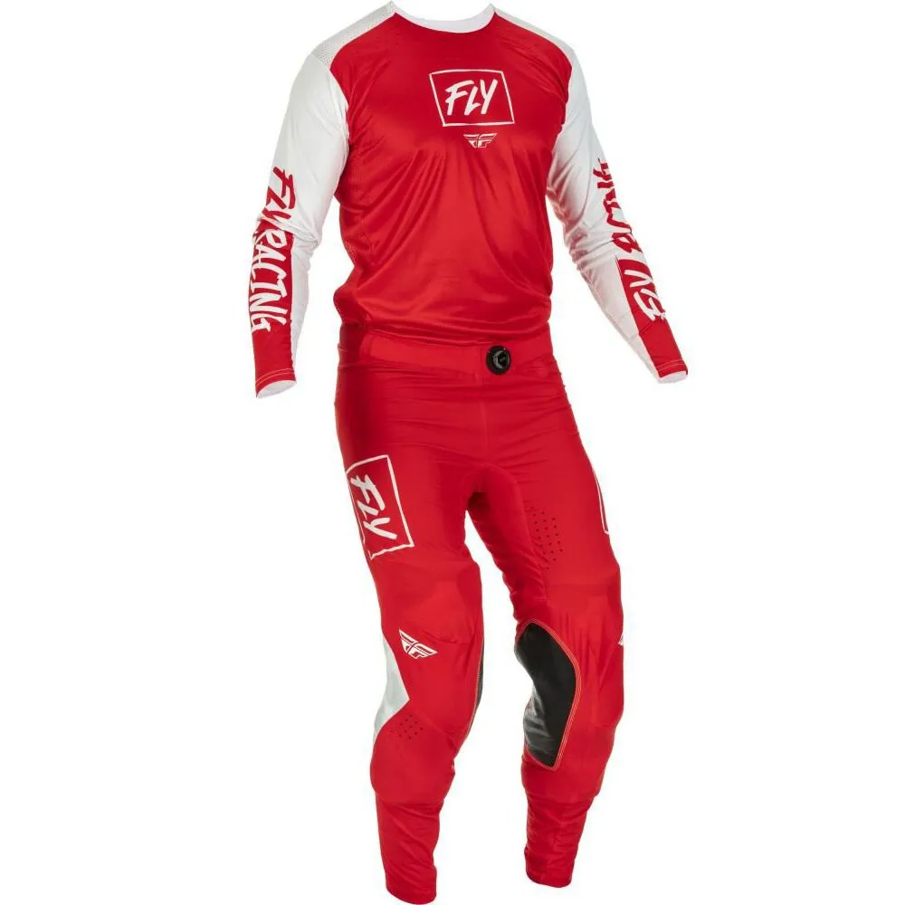 Fly Racing Lite Hosen, Red / white Fly Racing Lite Hosen, Red / white