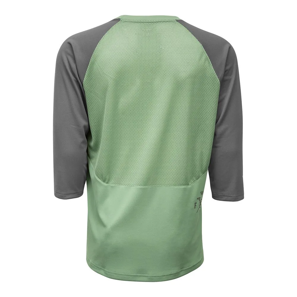 Fly Racing Ripa Enduro-trikot Mit 3/4-Ärmeln, Sage / charcoal grey Fly Racing Ripa Enduro-trikot Mit 3/4-Ärmeln, Sage / charcoal grey