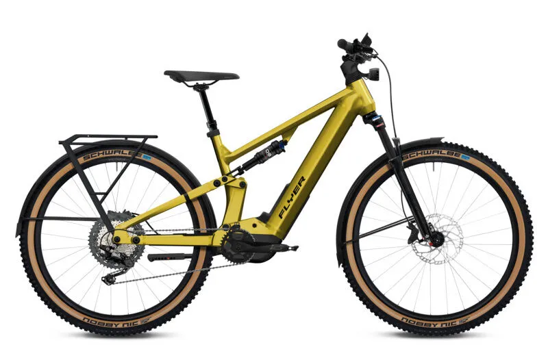 Flyer Goroc X 4.10 Curcuma Gloss 29" 630 Wh Diamant, Gold, M