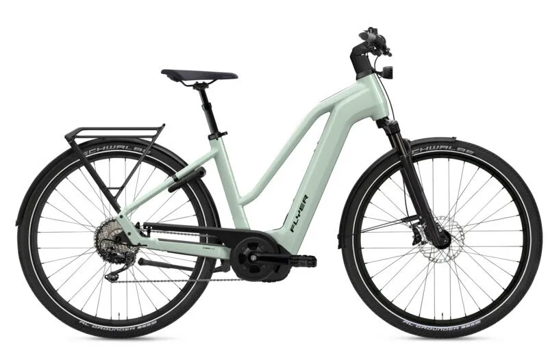 Flyer Gotour 7.10 Frosty Sage Gloss 28" 750 Wh Trapez, Hersteller-frosty sage gloss, S Flyer Gotour 7.10 Frosty Sage Gloss 28" 750 Wh Trapez, Hersteller-frosty sage gloss, S