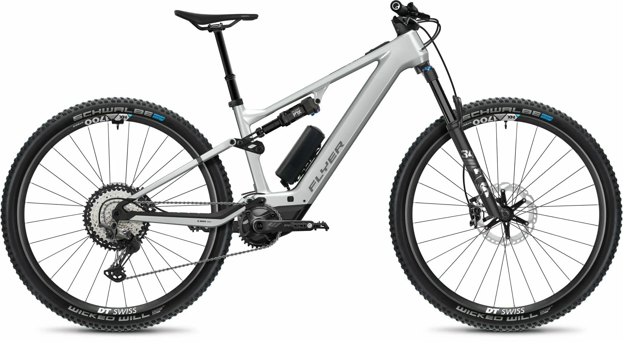 Flyer Uproc SL:X 8.70 Cast Silver Gloss 29" 400 Wh Diamant Flyer Uproc SL:X 8.70 Cast Silver Gloss 29" 400 Wh Diamant