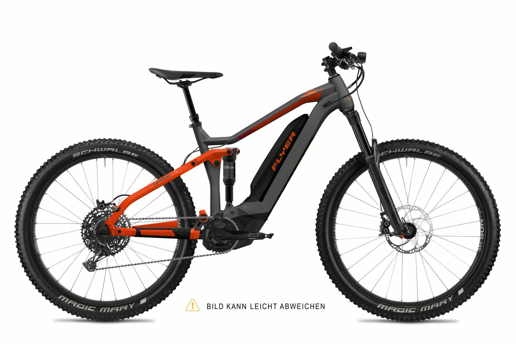 Flyer Uproc7 6.50 Anthracite/Magma Red Matt 29" 630 Wh Diamant, Hersteller-anthracite / magma red matt, XL