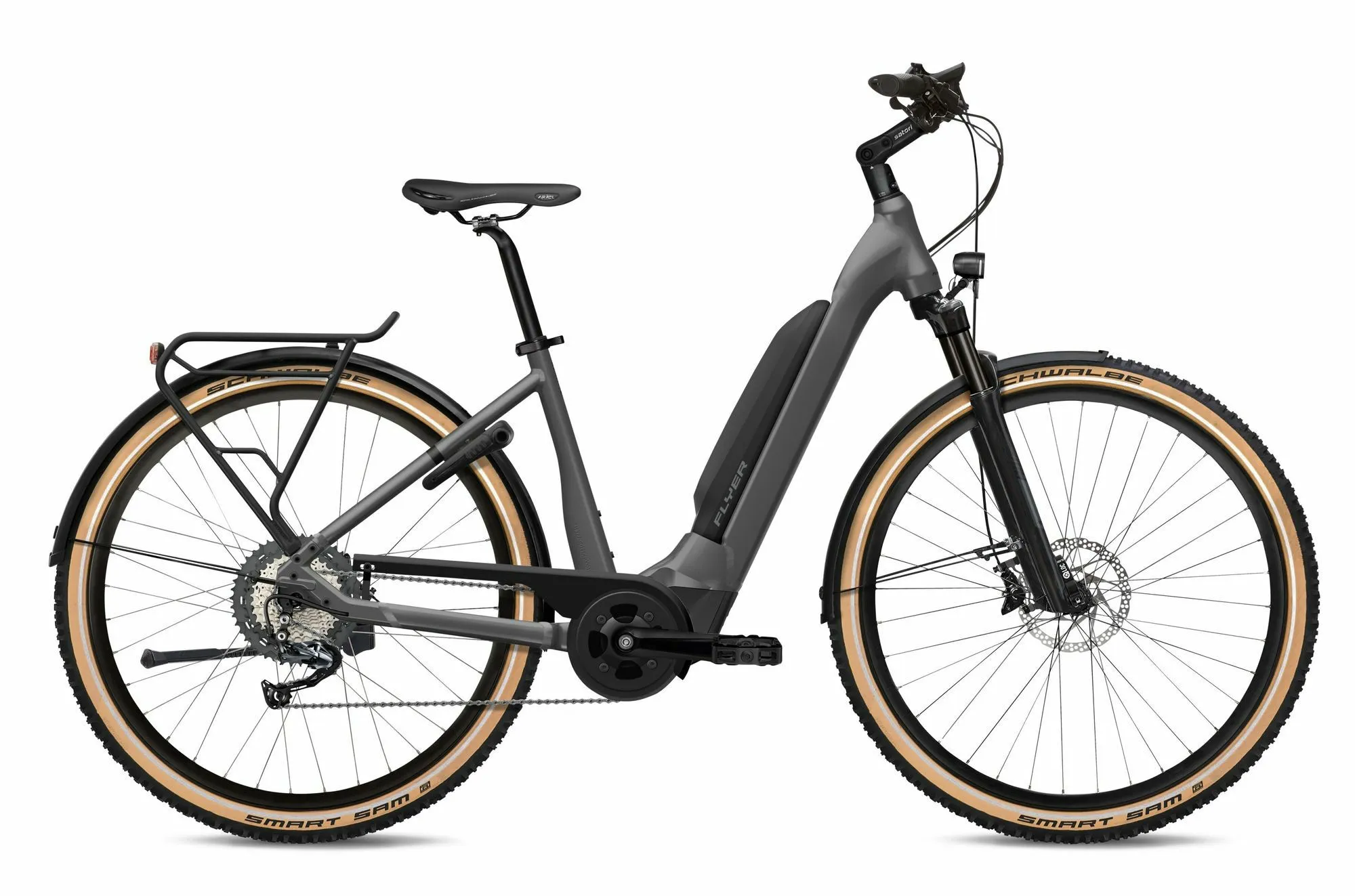 Flyer Upstreet5 3.12 Anthracite Gloss 28" 630 Wh Wave Flyer Upstreet5 3.12 Anthracite Gloss 28" 630 Wh Wave