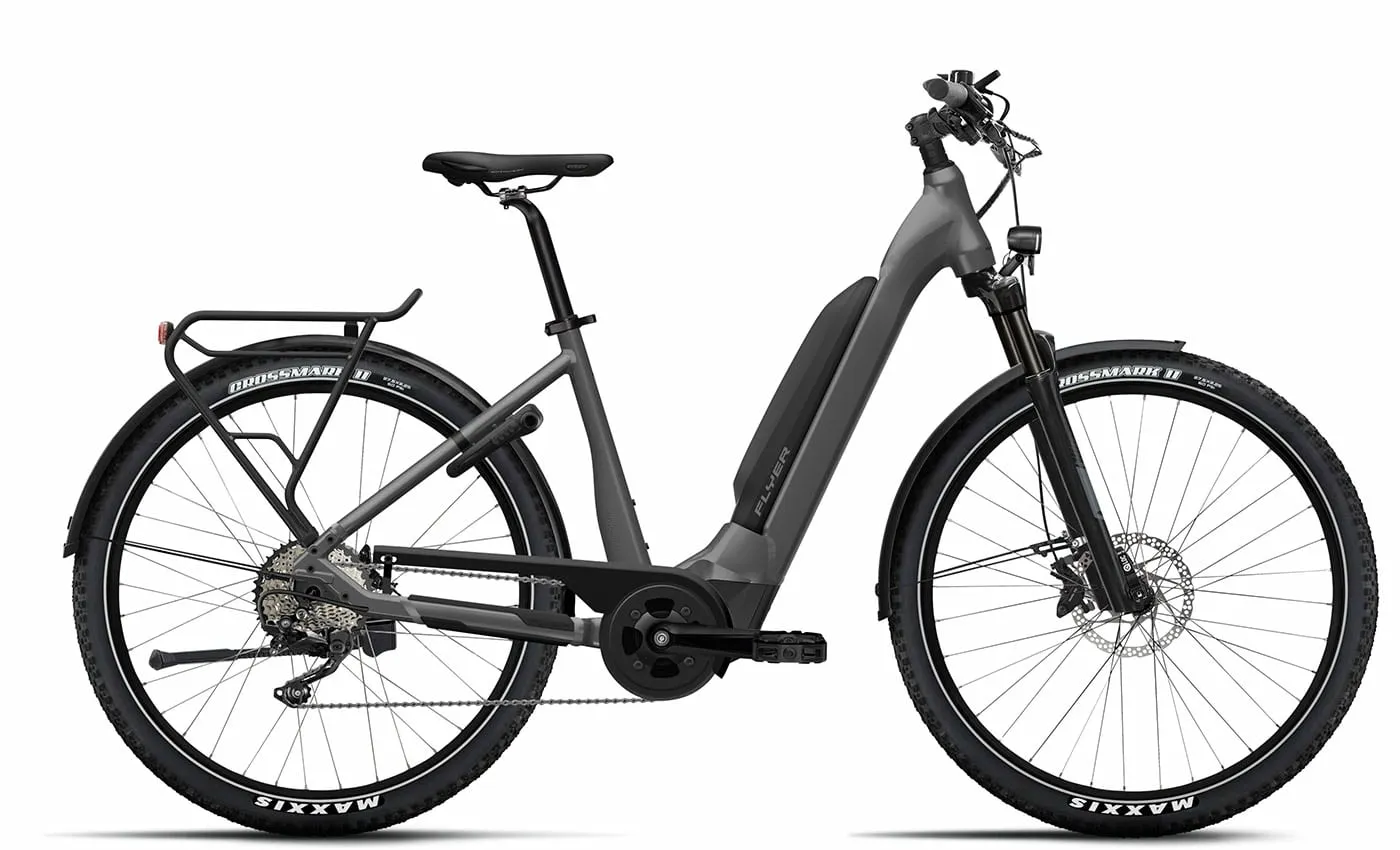 Flyer Upstreet5 7.12 XC - 750Wh 10K Wave, Grau, S