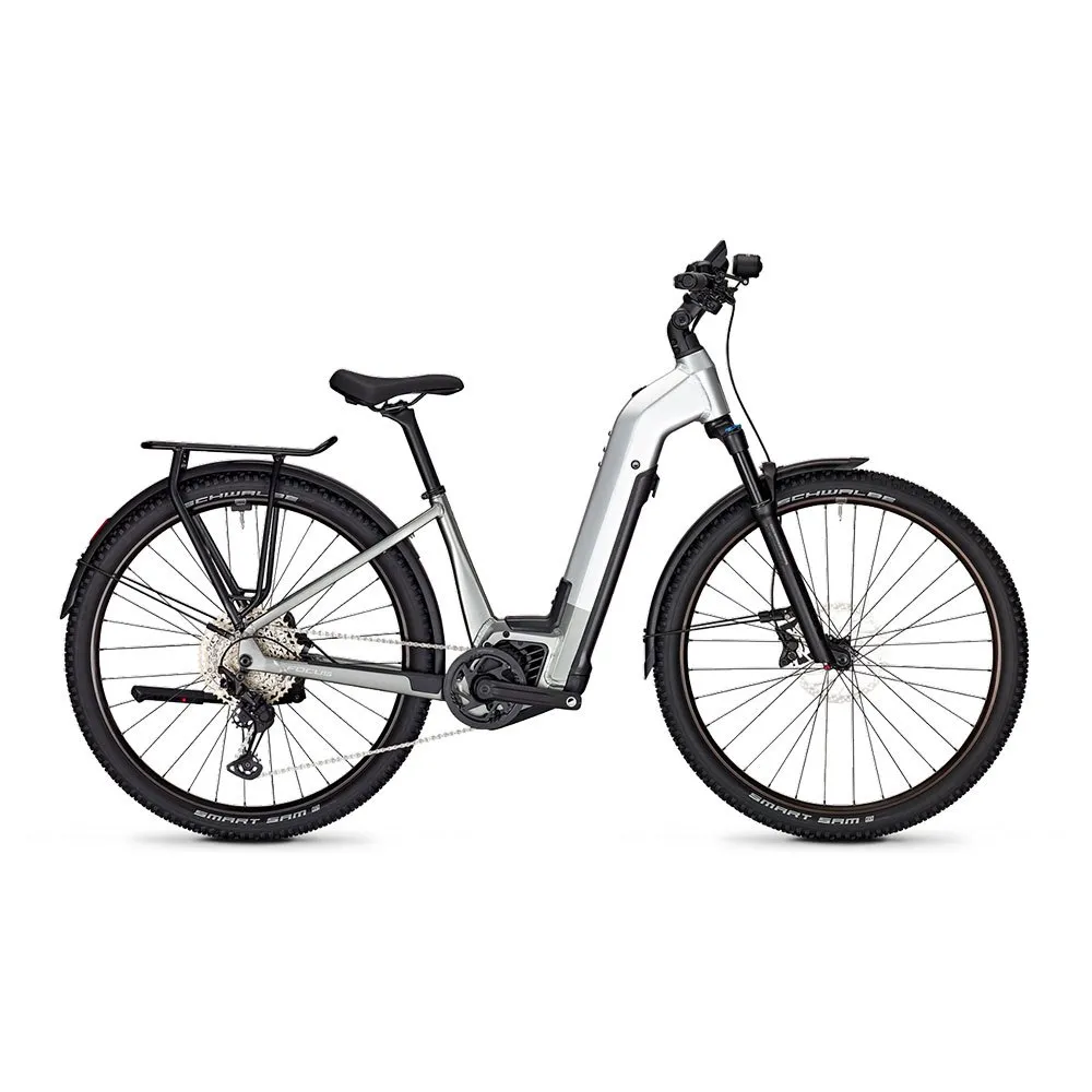 Focus Aventura² 6.9 Wave 29´´ Deore Xt M8100 2024 Elektrofahrrad, Nepalsilver glossy / steelgrey glossy, S, 625Wh Focus Aventura² 6.9 Wave 29´´ Deore Xt M8100 2024 Elektrofahrrad, Nepalsilver glossy / steelgrey glossy, S, 625Wh