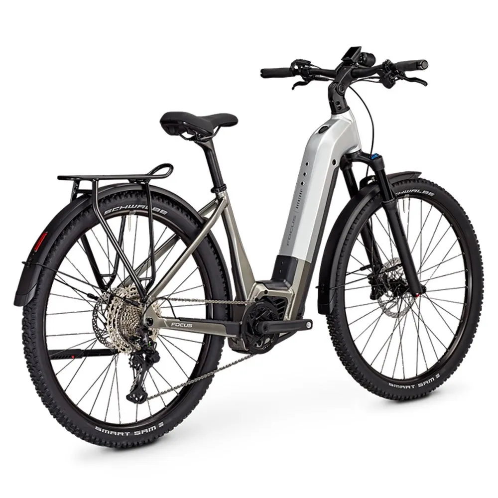 Focus Aventura² 6.9 Wave 29´´ Deore Xt M8100 2024 Elektrofahrrad, Nepalsilver glossy / steelgrey glossy, S, 625Wh Focus Aventura² 6.9 Wave 29´´ Deore Xt M8100 2024 Elektrofahrrad, Nepalsilver glossy / steelgrey glossy, S, 625Wh