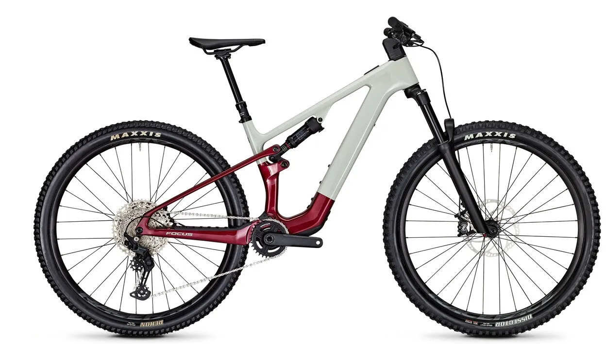 Focus VAM² SL 8.7 Lightgrey glossy / Mahagonyred glossy 29" 430 Wh Diamant, Hersteller-lightgrey glossy / mahagonyred glossy, L