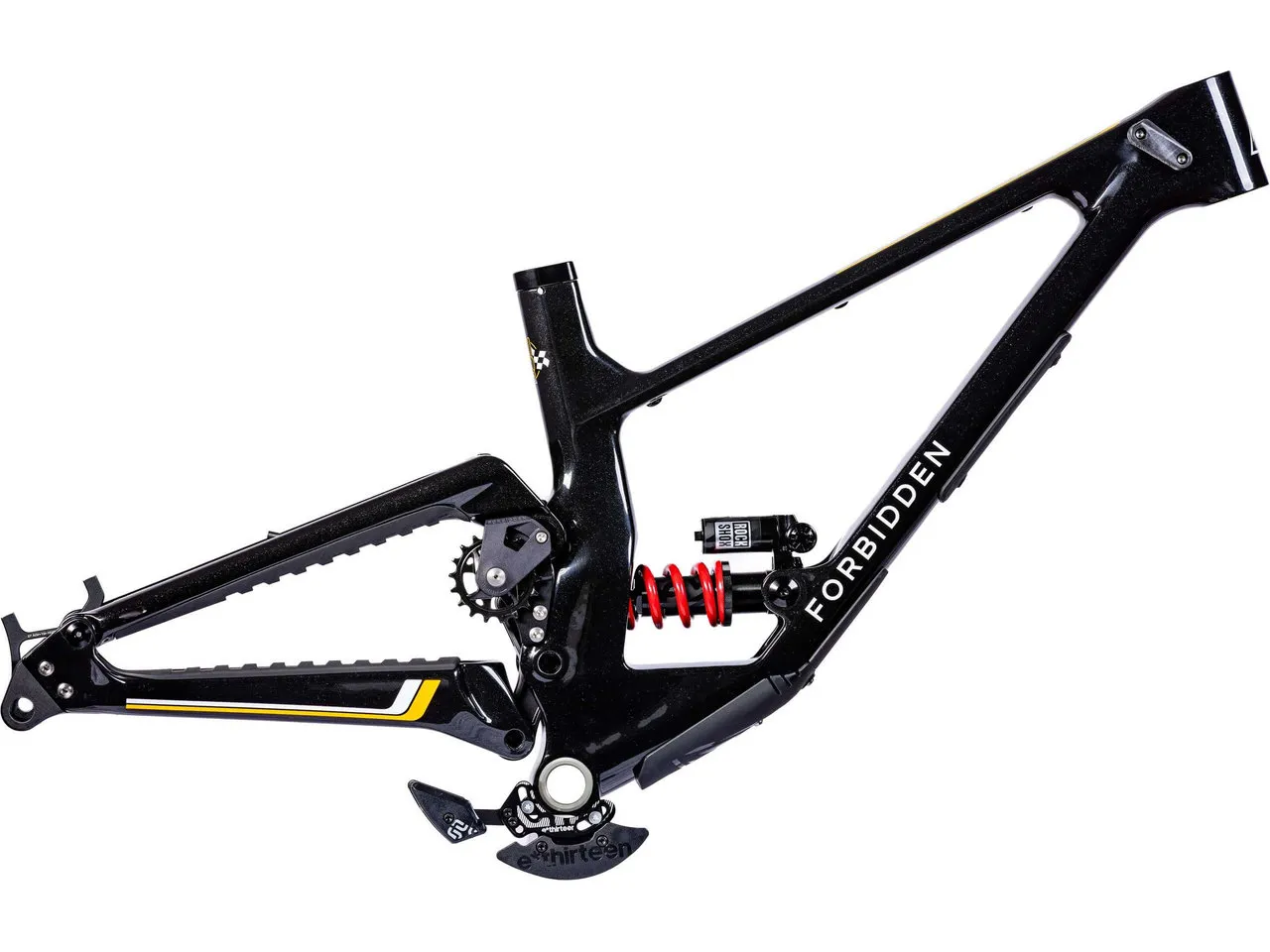 FORBIDDEN Supernought V1 Carbon Rahmenkit, Schwarz, S FORBIDDEN Supernought V1 Carbon Rahmenkit, Schwarz, S