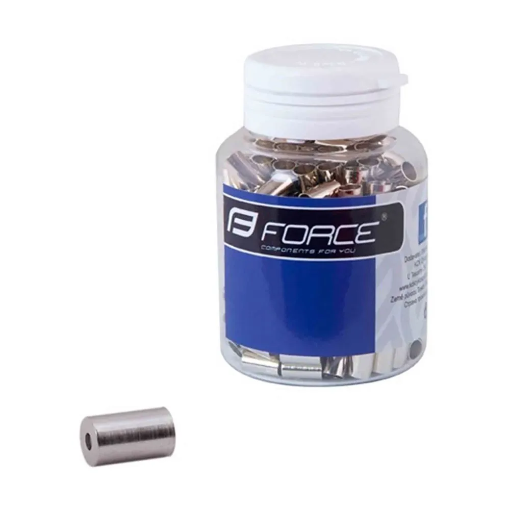 Force Cnc Kabelendhülse 5 Mm 250 Einheiten, Silver, One Size Force Cnc Kabelendhülse 5 Mm 250 Einheiten, Silver, One Size