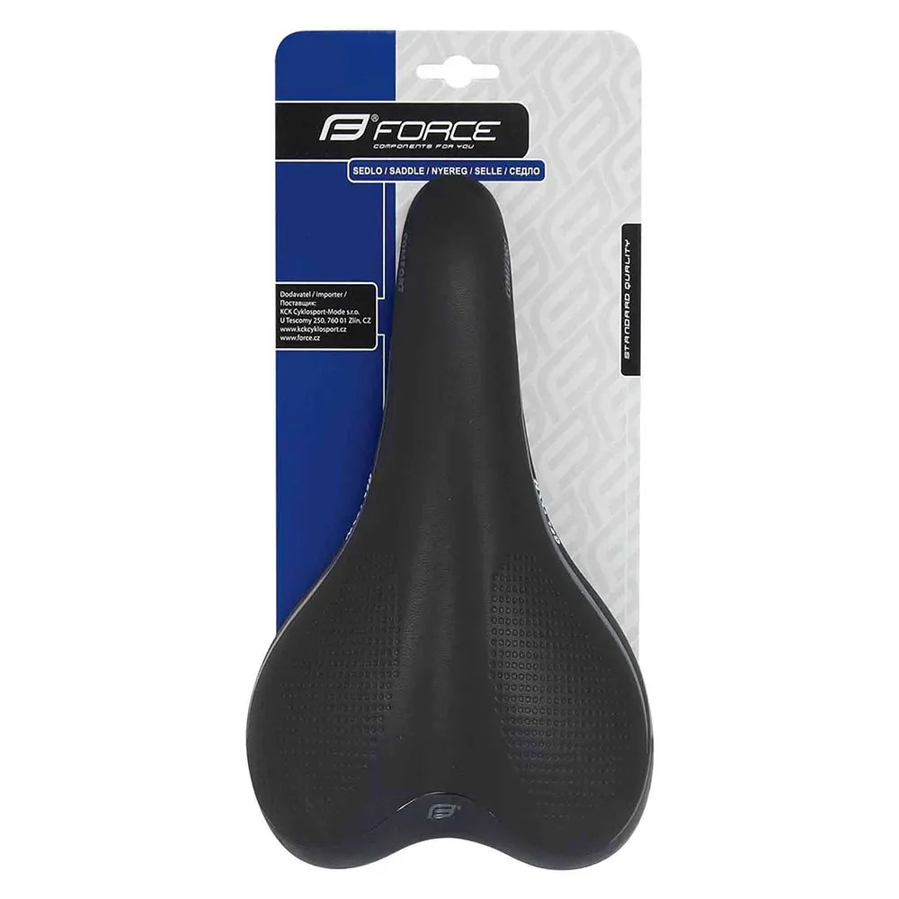 Force Comfort Gel Tech Sattel, Black, 160mm Force Comfort Gel Tech Sattel, Black, 160mm