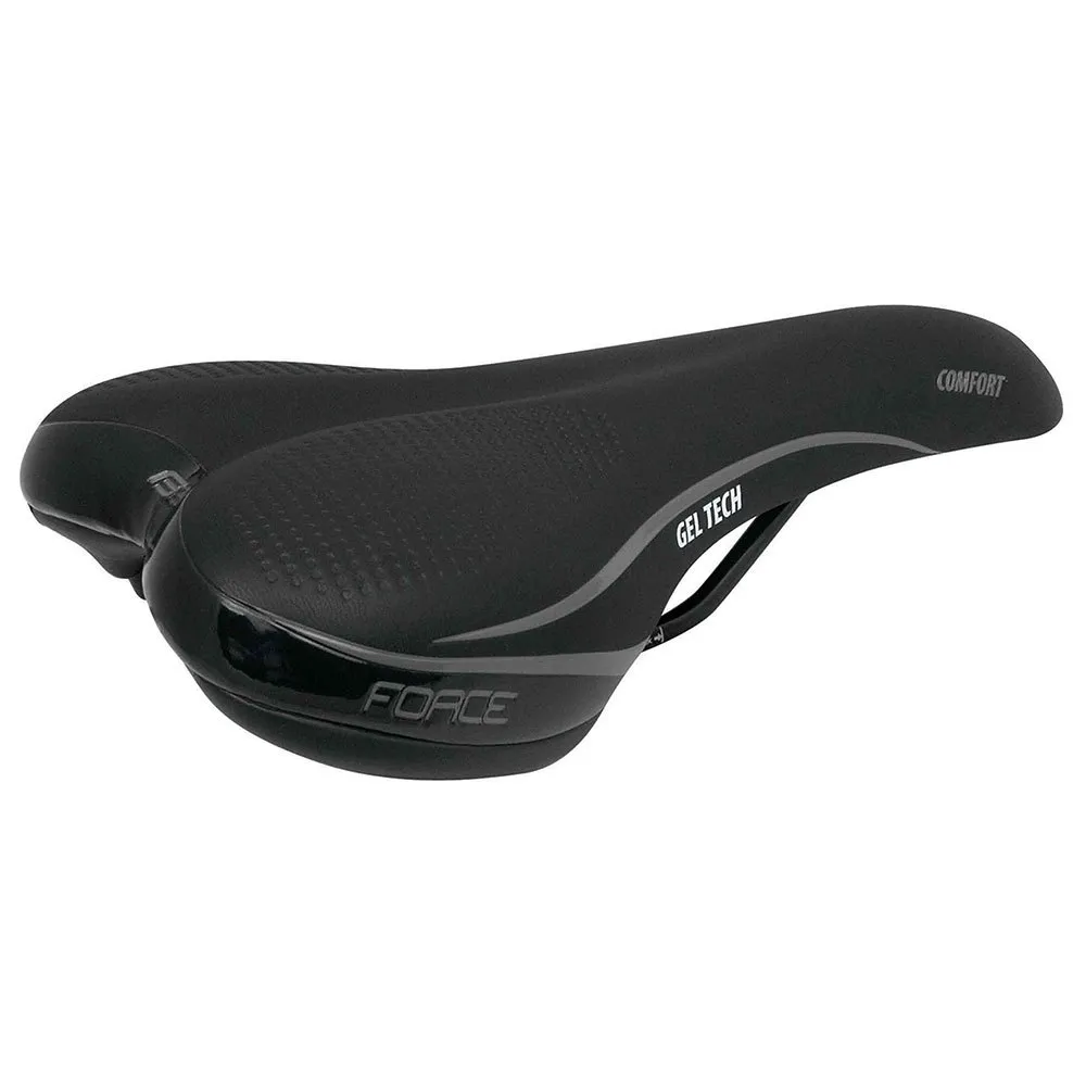 Force Comfort Gel Tech Sattel, Black, 160mm Force Comfort Gel Tech Sattel, Black, 160mm