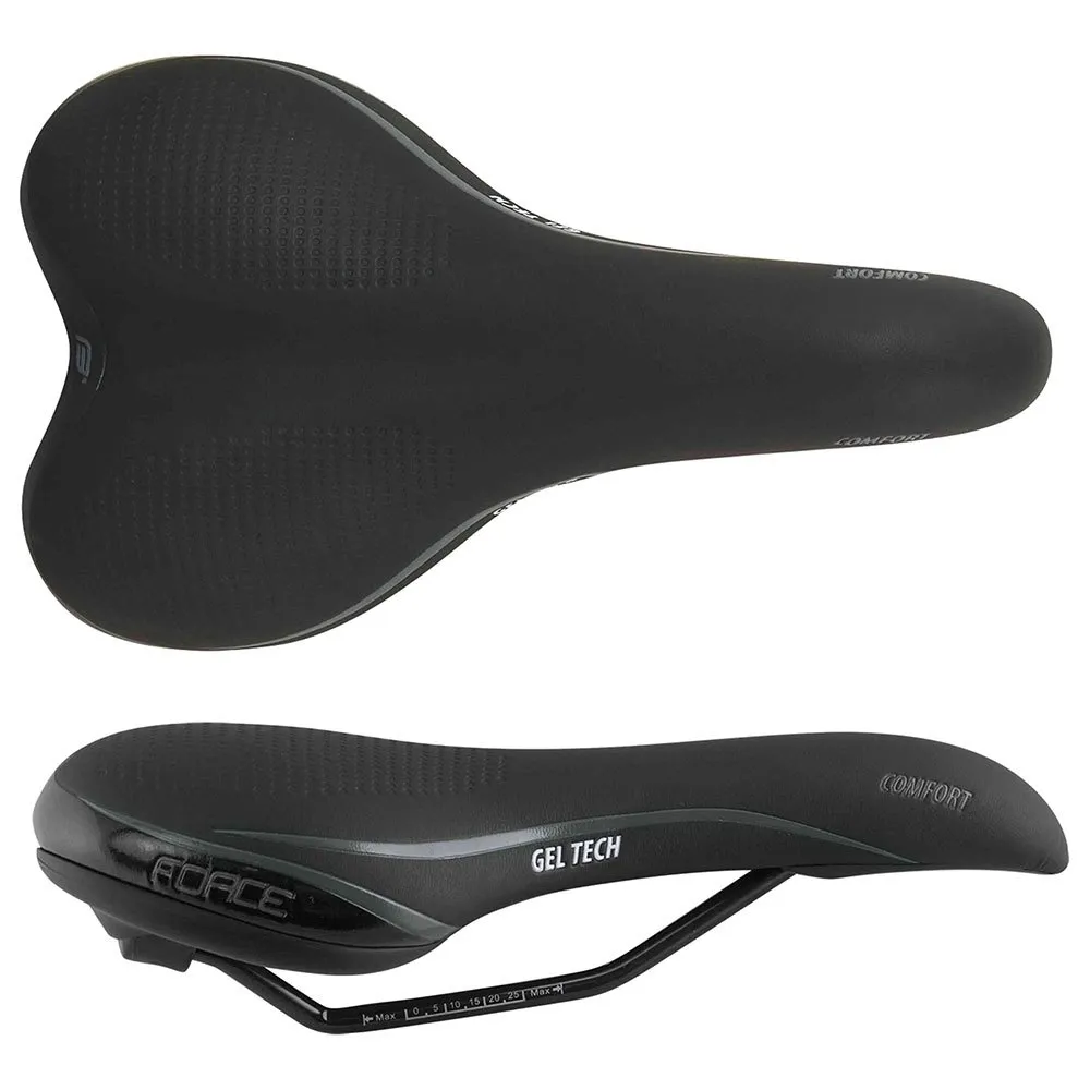 Force Comfort Gel Tech Sattel, Black, 160mm Force Comfort Gel Tech Sattel, Black, 160mm