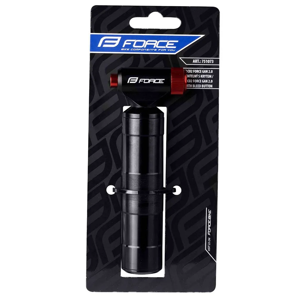 Force Gan 2.0 Co2-kartusche, Black, One Size Force Gan 2.0 Co2-kartusche, Black, One Size