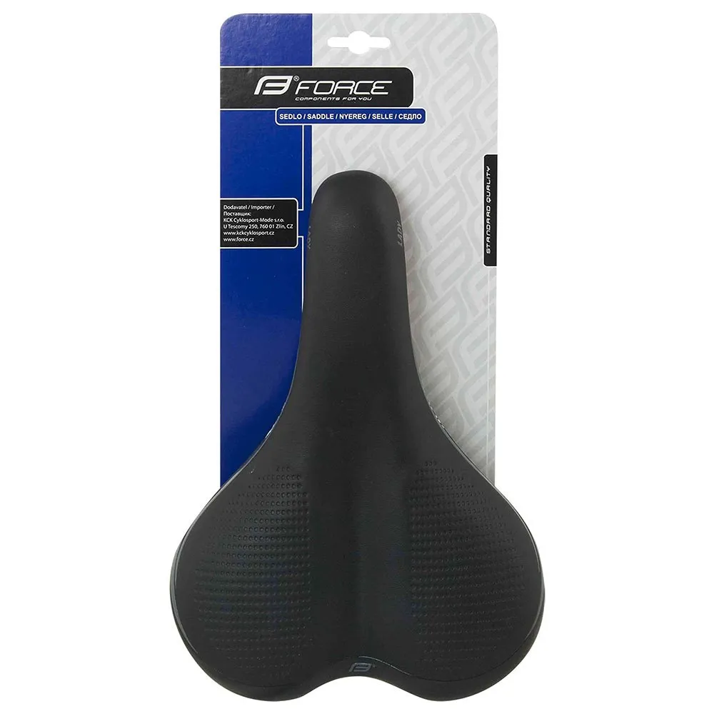 Force Gel Tech Sattel, Black, 180mm Force Gel Tech Sattel, Black, 180mm