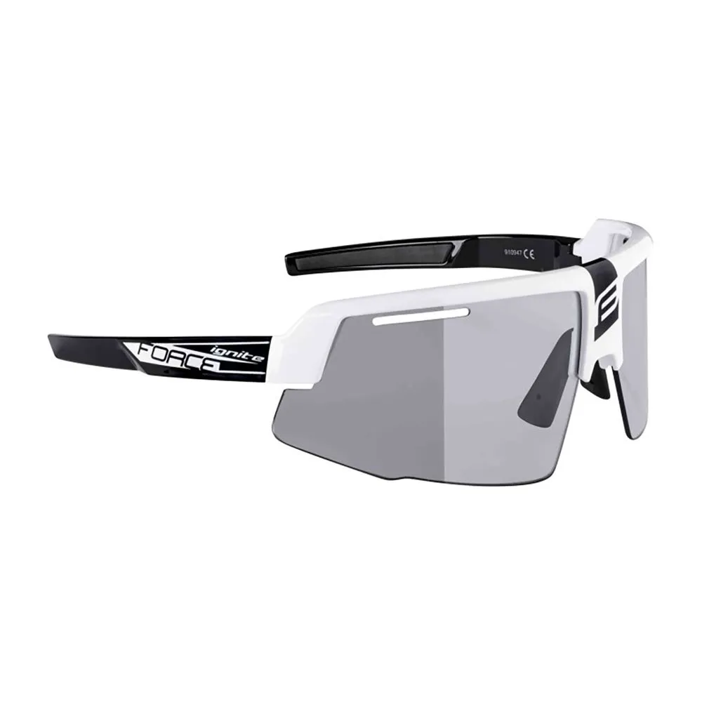 Force Ignite Photochrome Sonnenbrille, White / black, Fotocromic Grey/CAT0-3 Force Ignite Photochrome Sonnenbrille, White / black, Fotocromic Grey/CAT0-3
