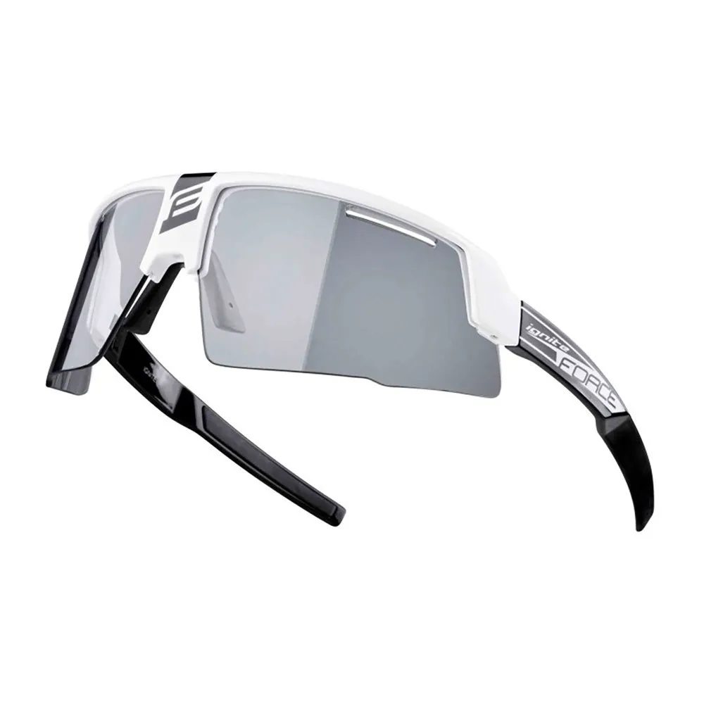 Force Ignite Photochrome Sonnenbrille, White / black, Fotocromic Grey/CAT0-3 Force Ignite Photochrome Sonnenbrille, White / black, Fotocromic Grey/CAT0-3