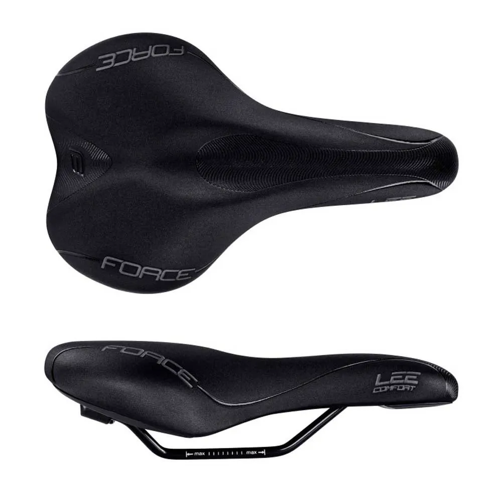 Force Lee Confort Sport Sattel, Black, 170mm Force Lee Confort Sport Sattel, Black, 170mm