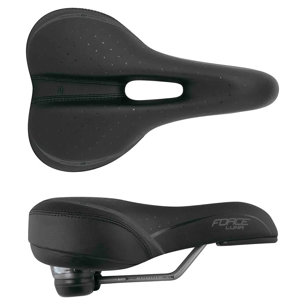 Force Luna Tourist Sattel, Black, 175mm Force Luna Tourist Sattel, Black, 175mm