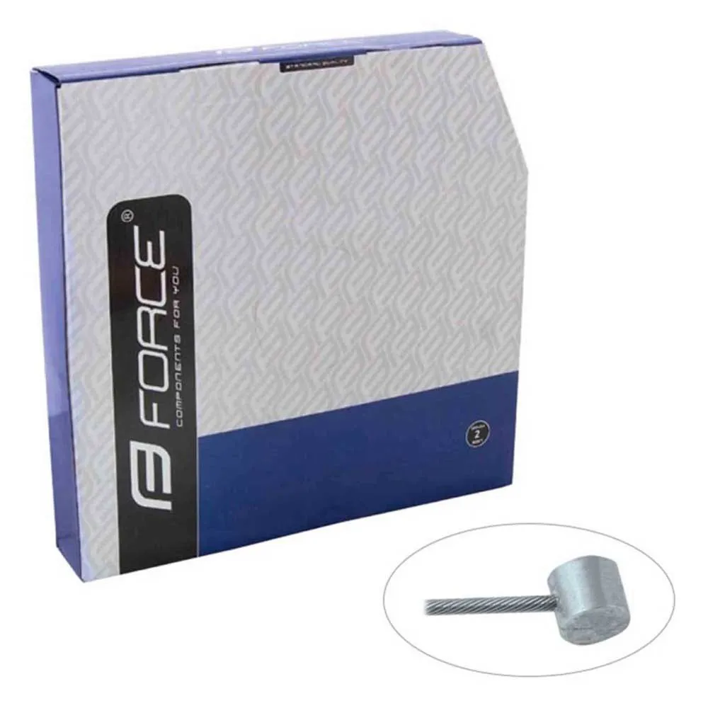 Force Mtb Bremskabel 750 Mm 100 Einheiten, Silver, One Size