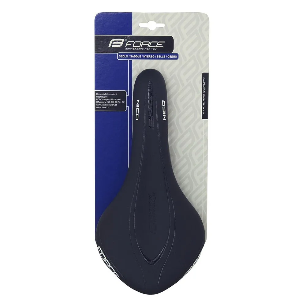 Force Nico Sattel, Black, 130mm