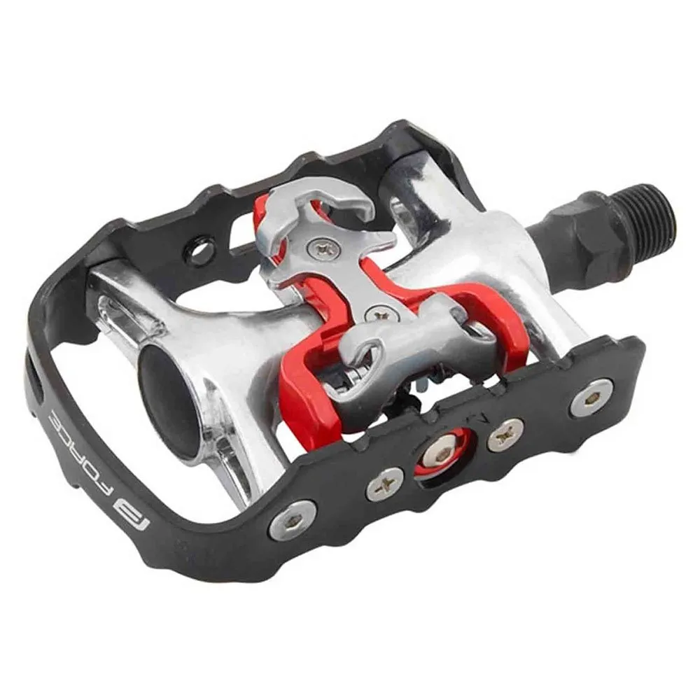 Force Spd Mixed Pedale, Black / silver, One Size Force Spd Mixed Pedale, Black / silver, One Size