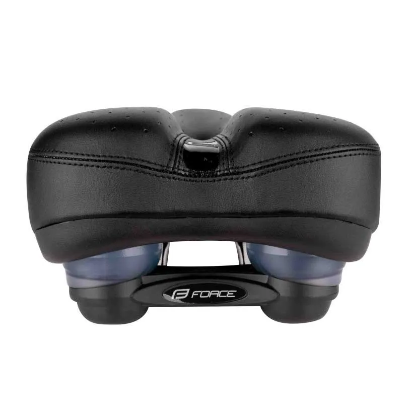 Force Tourist Elastomer Luna Sattel, Black, 175mm Force Tourist Elastomer Luna Sattel, Black, 175mm