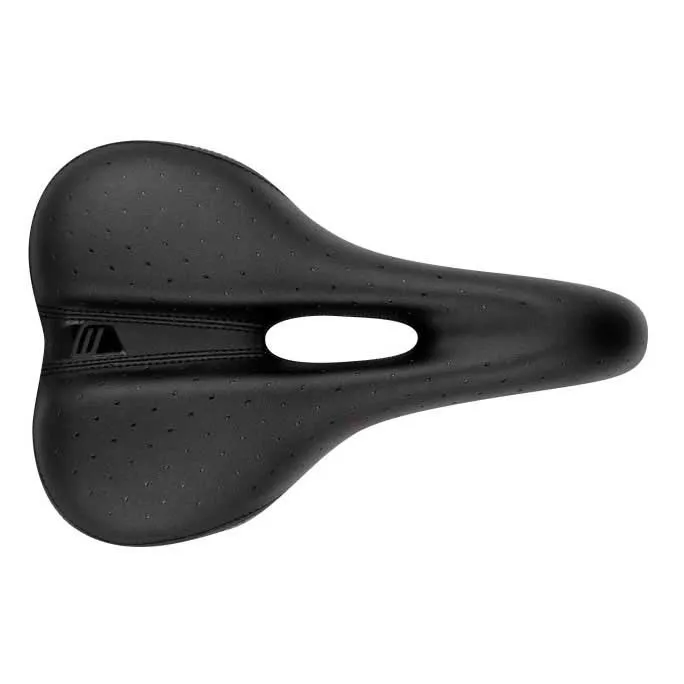 Force Tourist Elastomer Luna Sattel, Black, 175mm Force Tourist Elastomer Luna Sattel, Black, 175mm