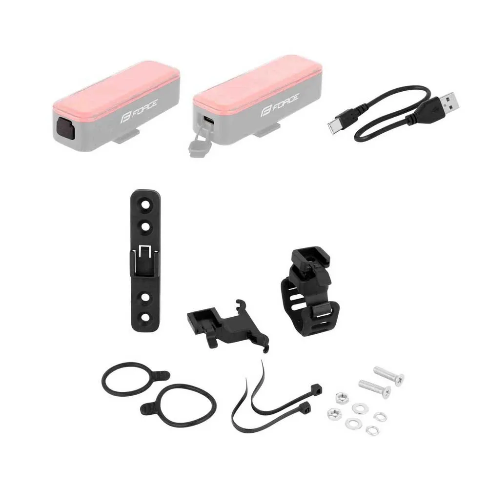 Force Usb Alarm 36 Led Rücklicht, Red, 300 Lumina Force Usb Alarm 36 Led Rücklicht, Red, 300 Lumina