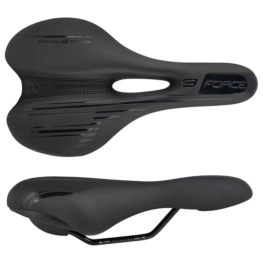 Force Zak Tourist Sattel, Black, 155mm Force Zak Tourist Sattel, Black, 155mm