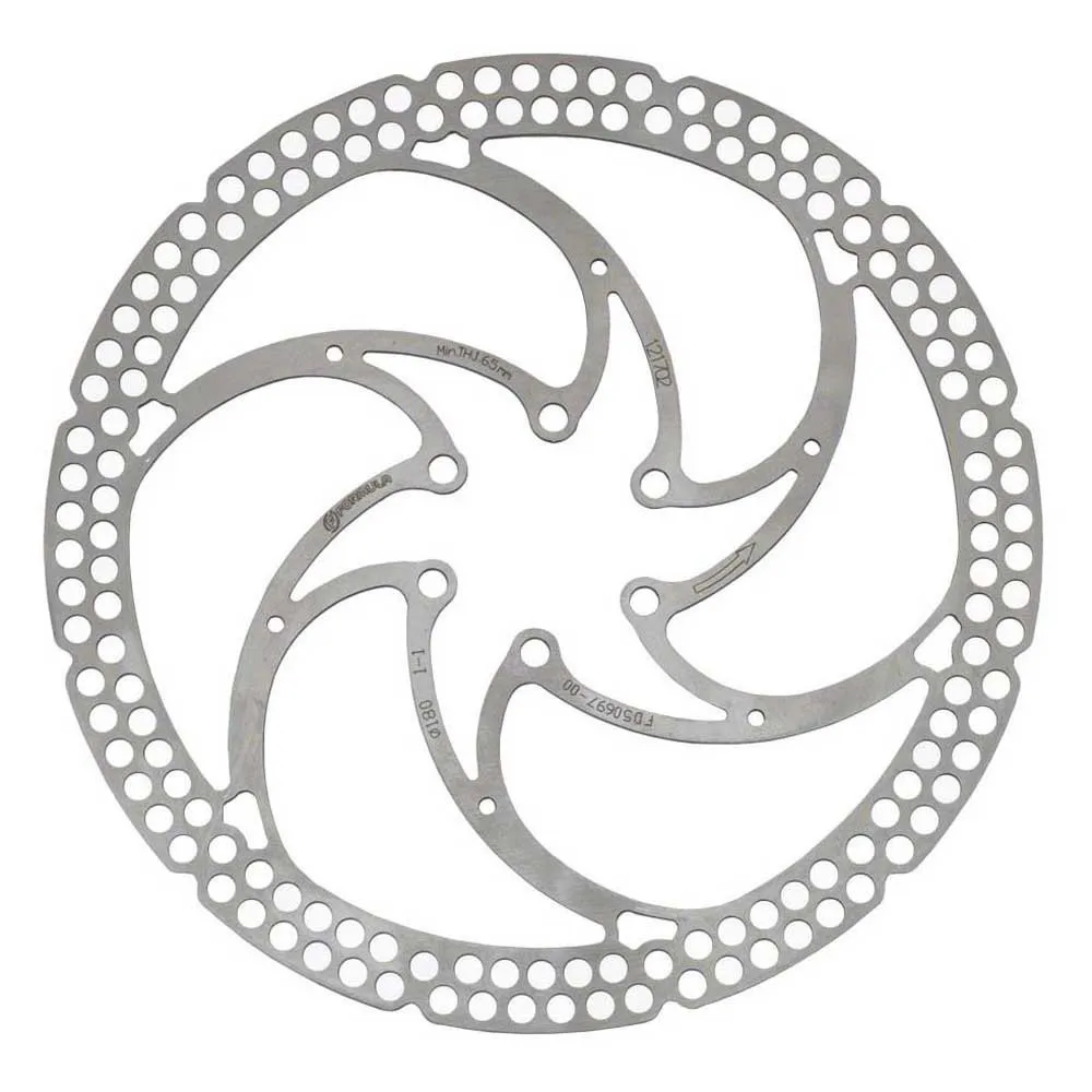 Formula One Piece Disc With Bolts Bremsscheibe, Silver, 180mm Formula One Piece Disc With Bolts Bremsscheibe, Silver, 180mm