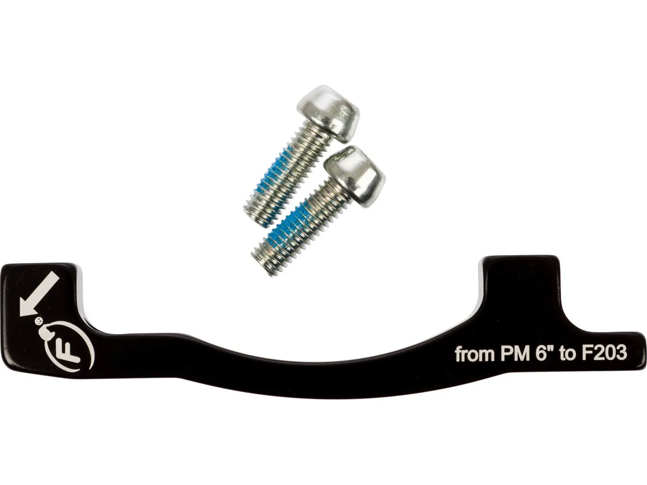 Formula Scheibenbremsadapter für 203 mm Scheibe, Schwarz Formula Scheibenbremsadapter für 203 mm Scheibe, Schwarz