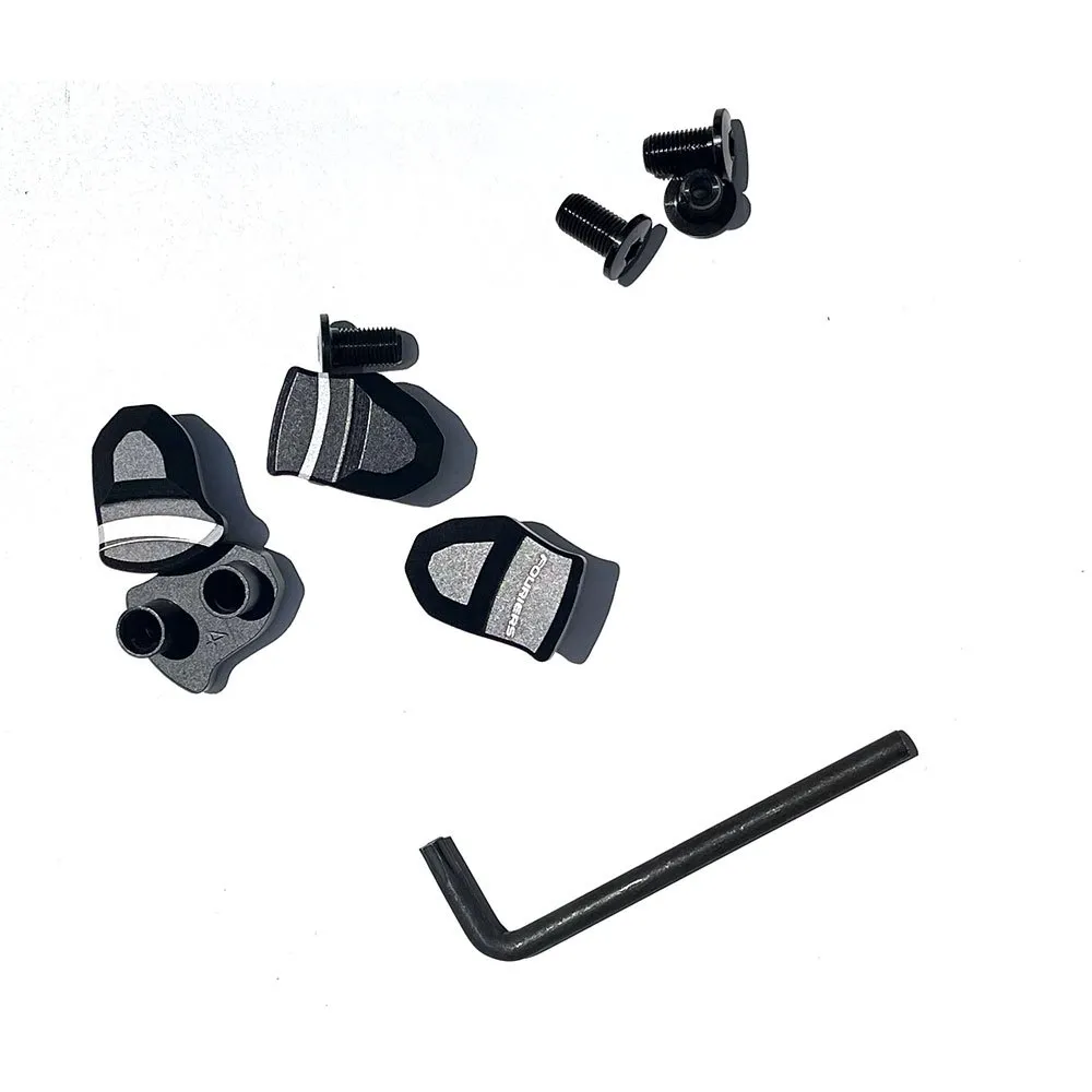 Fouriers E1 M9000 Ovales Kettenblatt, Black, 36t