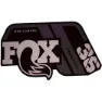 FOX 26 Performance Series 2021 Aufkleber, Matte black, One Size