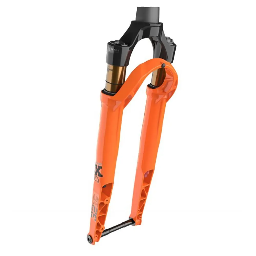 FOX 32 Ax Kashima Factory Series Fit4 3pos-adj 15x100 Mm 45 Offset Gravel Gabel, Orange, 28" - 700C, 40mm FOX 32 Ax Kashima Factory Series Fit4 3pos-adj 15x100 Mm 45 Offset Gravel Gabel, Orange, 28" - 700C, 40mm