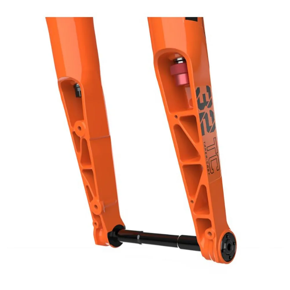 FOX 32 Ax Kashima Factory Series Fit4 3pos-adj 15x100 Mm 45 Offset Gravel Gabel, Orange, 28" - 700C, 40mm FOX 32 Ax Kashima Factory Series Fit4 3pos-adj 15x100 Mm 45 Offset Gravel Gabel, Orange, 28" - 700C, 40mm