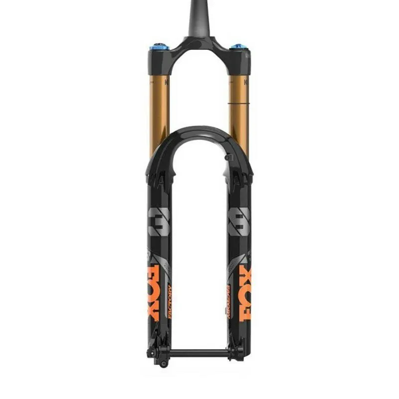 FOX 32 Float Ax 700c Factory 50 Fit4 3pos-adj Kabolt 12x100 2022 Conical Mtb-gabel, Noir / doré, 28"-700C, 50mm