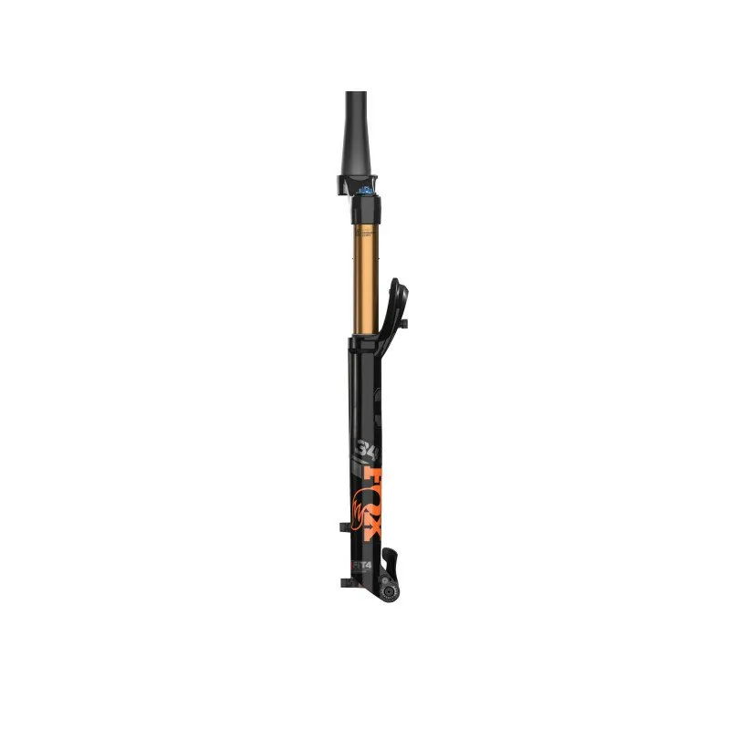 FOX 34 Float 29´´ Factory 51mm 140 Fit4 3pos-adj Kabolt 110 Boost 2022 Conical Mtb-gabel, Noir / orange / doré, 29", 140mm FOX 34 Float 29´´ Factory 51mm 140 Fit4 3pos-adj Kabolt 110 Boost 2022 Conical Mtb-gabel, Noir / orange / doré, 29", 140mm