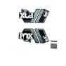 FOX 34 Sc P-s 2022 Aufkleberset, Grey, One Size