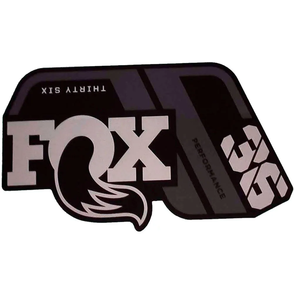 FOX 36 Performance Series 2021 Aufkleber, Black / grey, One Size FOX 36 Performance Series 2021 Aufkleber, Black / grey, One Size