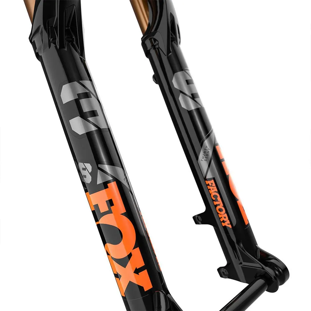 FOX 38 Kashima Factory Series Grip 2 Boost Qr 15x110 Mm 37 Offset Mtb-gabel, Black, 27.5" - 650B, 180mm FOX 38 Kashima Factory Series Grip 2 Boost Qr 15x110 Mm 37 Offset Mtb-gabel, Black, 27.5" - 650B, 180mm