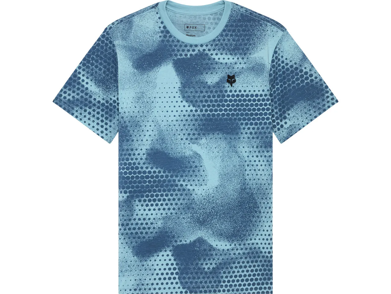 FOX Aop SS Tech Tee T-Shirt, Blau